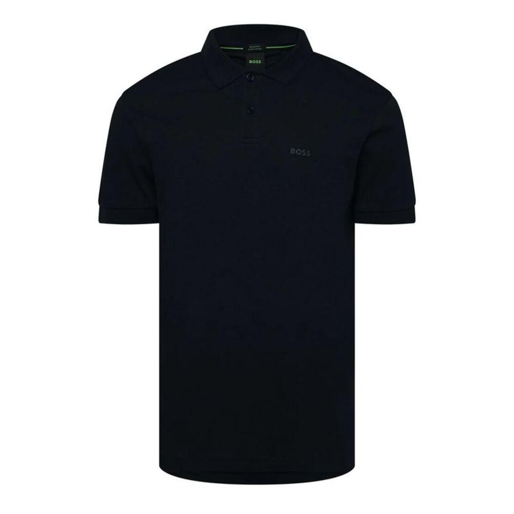 Boss Mens Pio 2 Logo Polo Shirt / Dark Blue